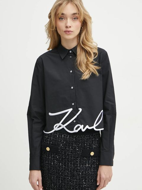 Karl Lagerfeld koszula bawełniana - zdjęcie produktu nr 1