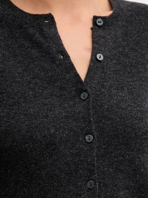 United Colors of Benetton kardigan wełniany kolor szary lekki