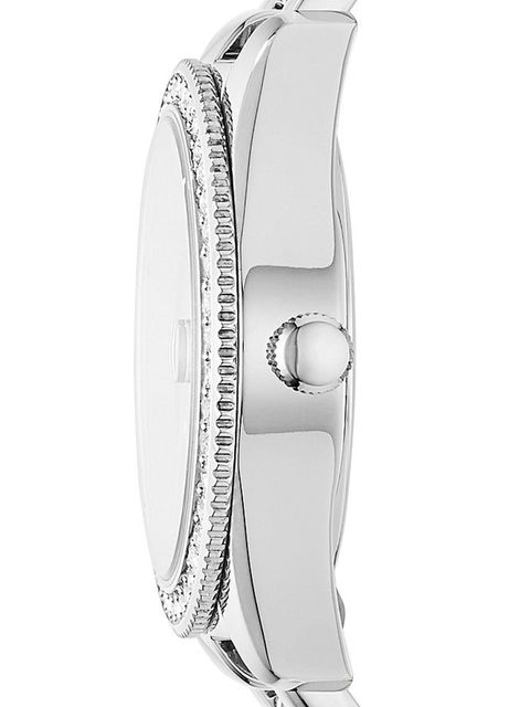 Fossil zegarek damski kolor srebrny