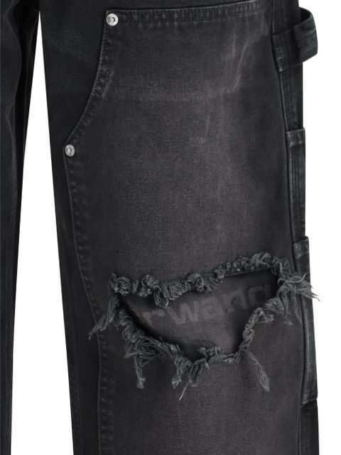 Alexander Wang zip-detail jeans - Black