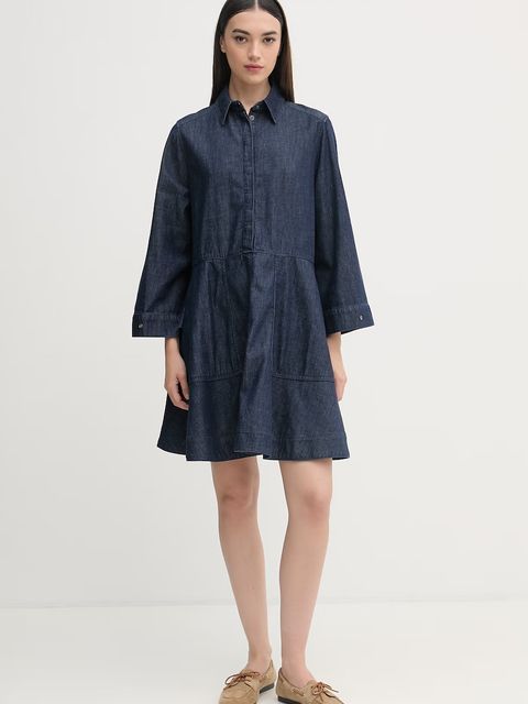 United Colors of Benetton sukienka jeansowa - zdjęcie produktu nr 2