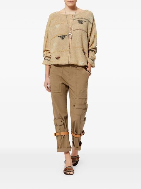 ISABEL MARANT Elyron sweatshirt - Neutrals - zdjęcie produktu nr 2