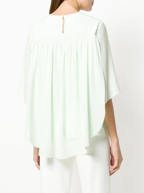 Chloé fluid trapeze blouse - Green
