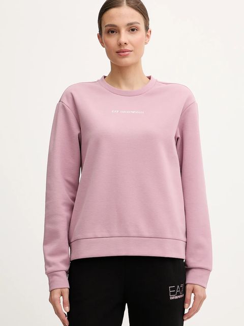 EA7 Emporio Armani bluza damska kolor różowy z nadrukiem AF10443.7W000799 - zdjęcie produktu nr 1