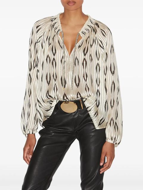 ISABEL MARANT Syra blouse - Neutrals - zdjęcie produktu nr 2