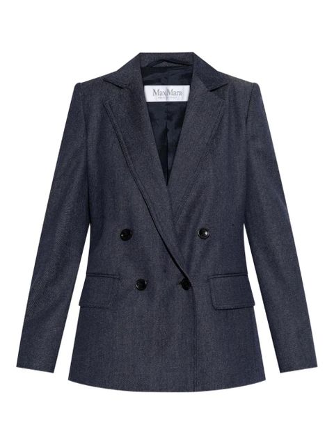 Max Mara double-breasted wool jacket - Blue - zdjęcie produktu nr 1
