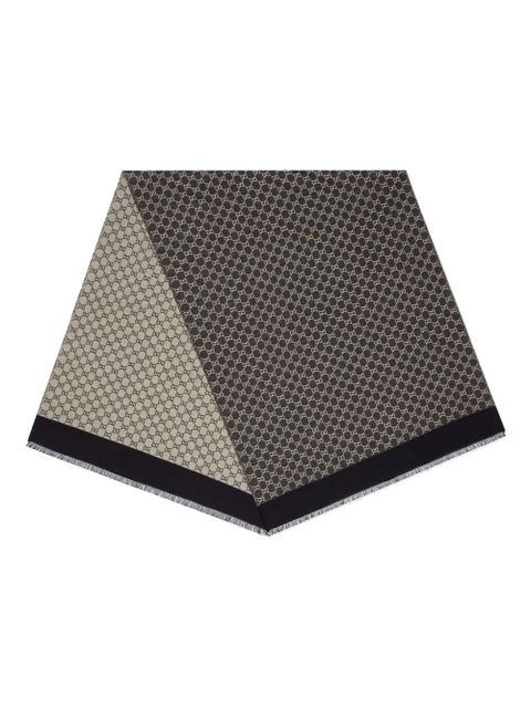 Gucci GG jacquard scarf - Black