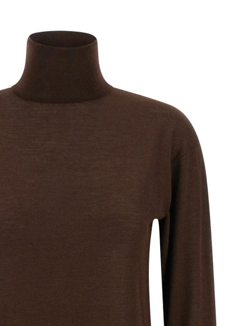 Saint Laurent turtleneck sweater - Brown