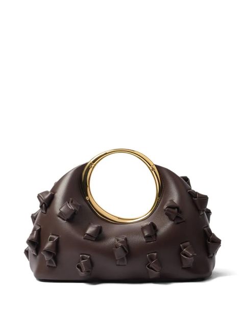 Jacquemus The small Calino with knots mini bag - Brown