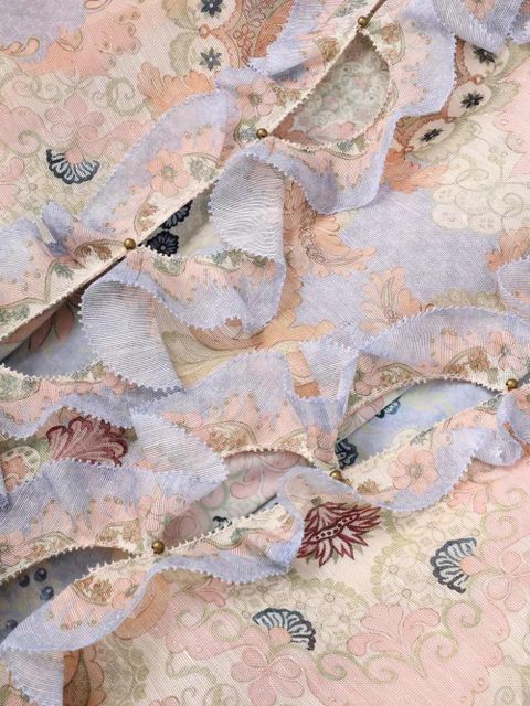 ZIMMERMANN Rebellion ruffled floral maxi dress - Blue