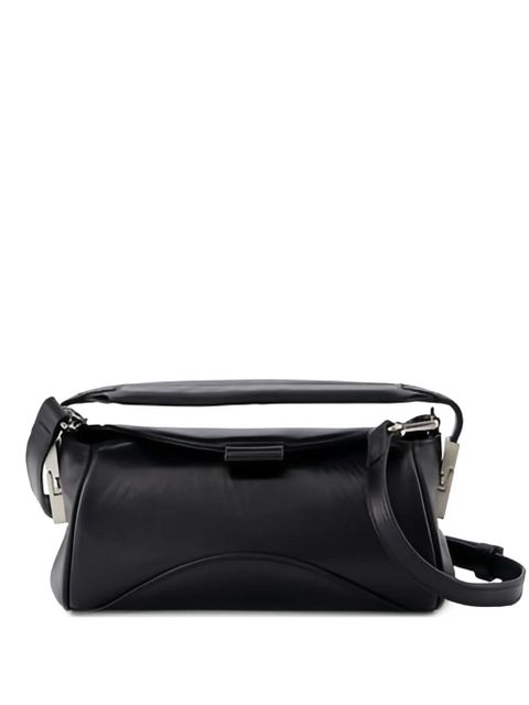 Osoi leather tote bag - BLACK