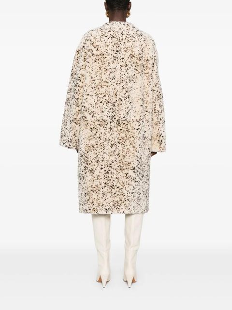 TOTEME Stracciatella shearling coat - Neutrals