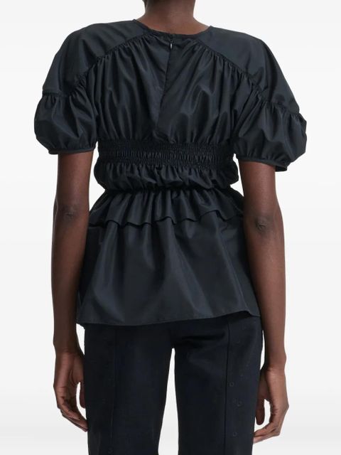 Cecilie Bahnsen Brooklyn puff-sleeve top - Black