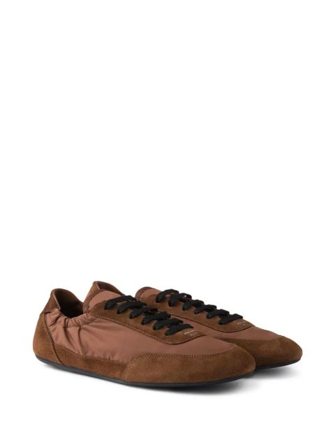 Prada Collapse Re-Nylon suede sneakers - Brown - zdjęcie produktu nr 2