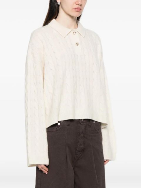 DÔEN Cambridge cable-knit sweater - Neutrals