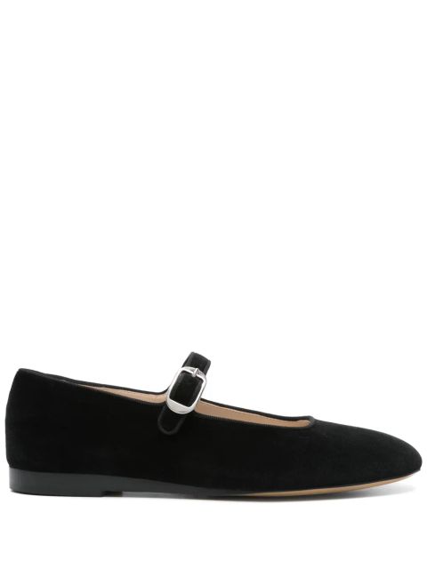 Le Monde Beryl velvet ballet flats - Black