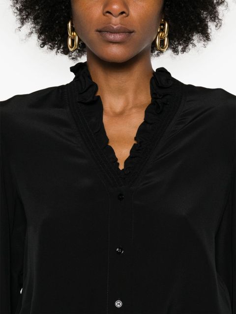 SANDRO silk shirt - Black