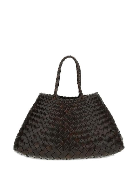 DRAGON DIFFUSION small Santa Croce tote bag - Brown - zdjęcie produktu nr 1