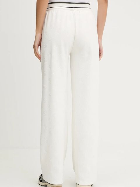 Guess spodnie dresowe PAULINA damskie kolor biały wzorzyste V5BB00 K1902 - zdjęcie produktu nr 2