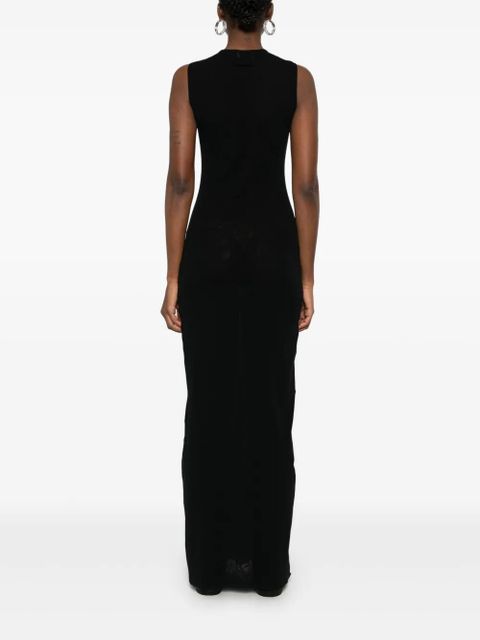 Jean Paul Gaultier mesh maxi dress - Black