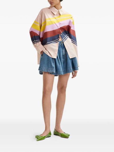 Essentiel Antwerp Joppy stripe-print shirt - Neutrals - zdjęcie produktu nr 2