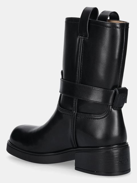 Armani Exchange botki damskie kolor czarny na słupku XW001654 AF17476 UC001