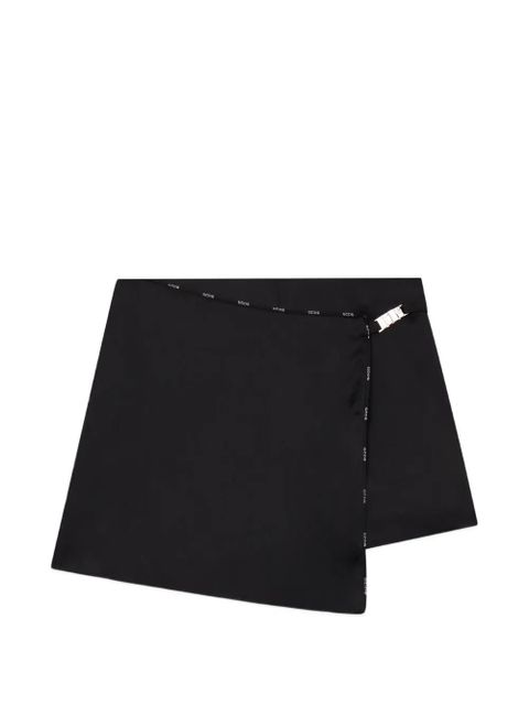 GCDS logo-trim mini skort - Black - zdjęcie produktu nr 1