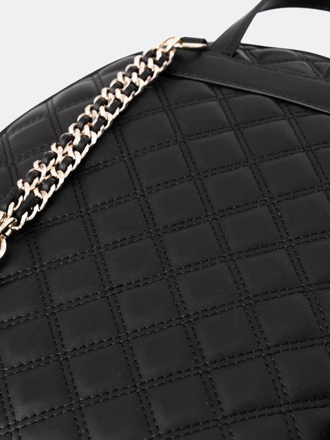 Guess plecak GIULLY damski kolor czarny mały gładki HWQG96 73320