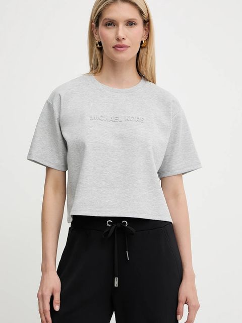 MICHAEL Michael Kors t-shirt damski kolor szary MT551T65MF - zdjęcie produktu nr 1