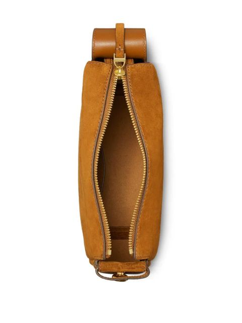 Tory Burch Romy suede shoulder bag - Brown