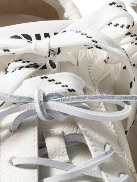 Miu Miu Deco leather sneakers - White - zdjęcie produktu nr 2