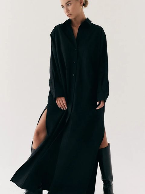 Muuv. sukienka koszulowa bawełniana MEIE - zdjęcie produktu nr 2