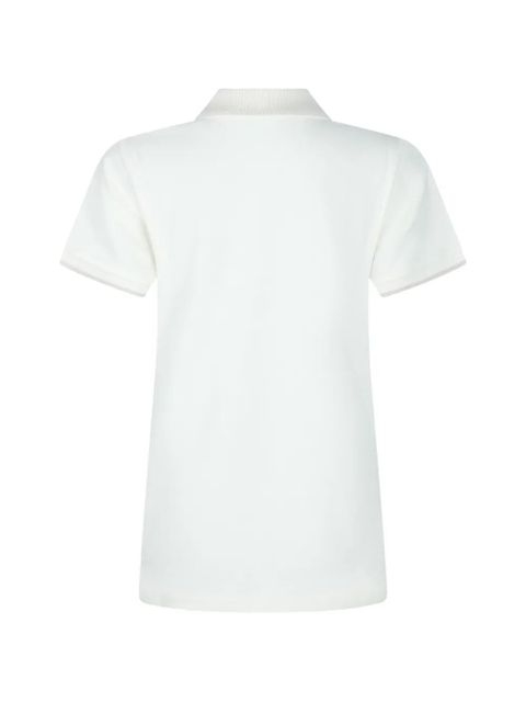 Moncler button logo patch T-shirt - White - zdjęcie produktu nr 2