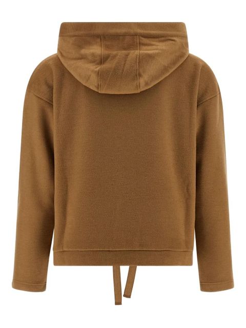 Weekend Max Mara OSCURI drawstring hoodie - Brown