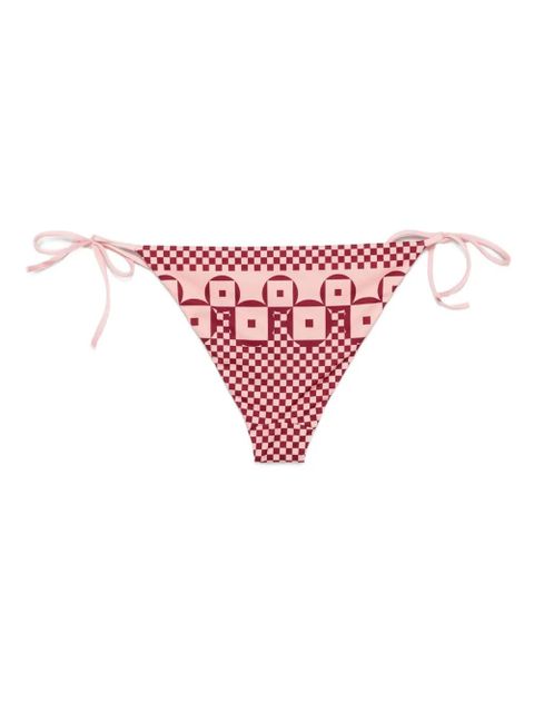 FENDI geometric-print tie-side bikini bottoms - Pink - zdjęcie produktu nr 2