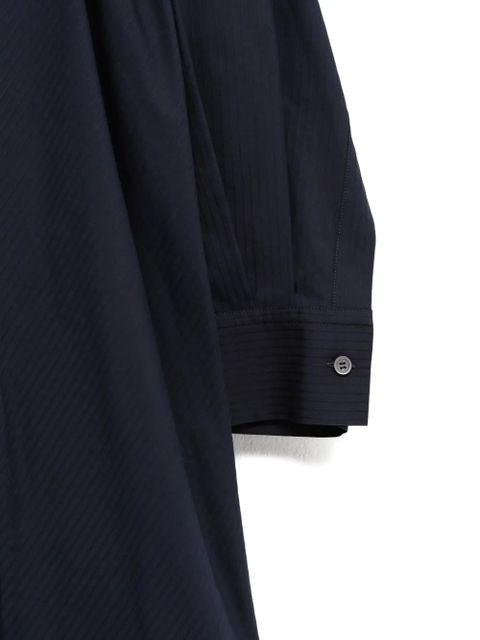 LOEWE pinstripe draped dress - Blue - zdjęcie produktu nr 2