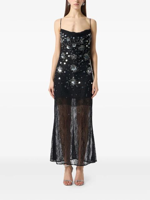 Blumarine sequin-embellished lace gown - Black - zdjęcie produktu nr 1