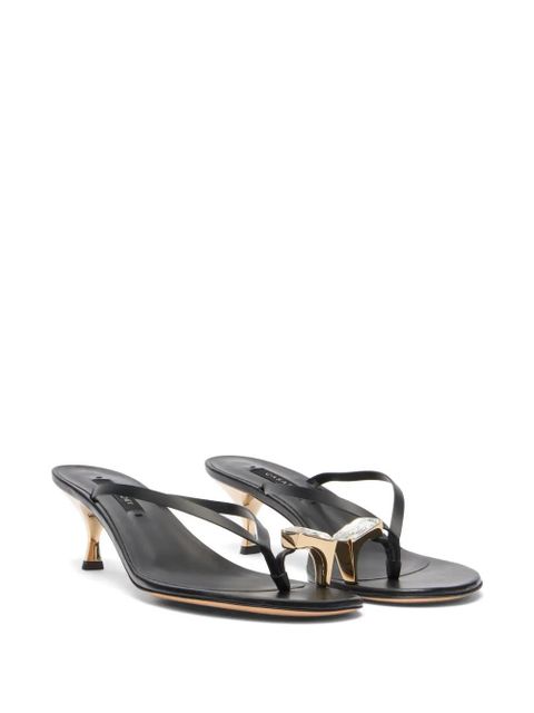 Casadei Julia leather mules - Black - zdjęcie produktu nr 2