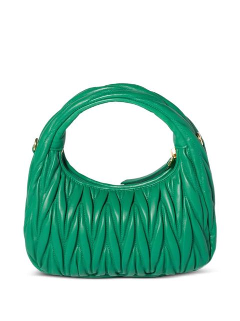 Miu Miu Wander matelassé nappa-leather bag - Green - zdjęcie produktu nr 2
