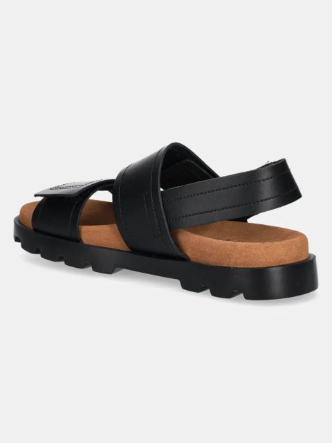 Camper sandały skórzane Brutus Sandal damskie kolor czarny K201323-013