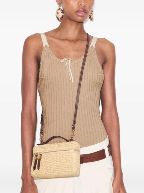 Tory Burch raffia mini bag - Neutrals - zdjęcie produktu nr 2