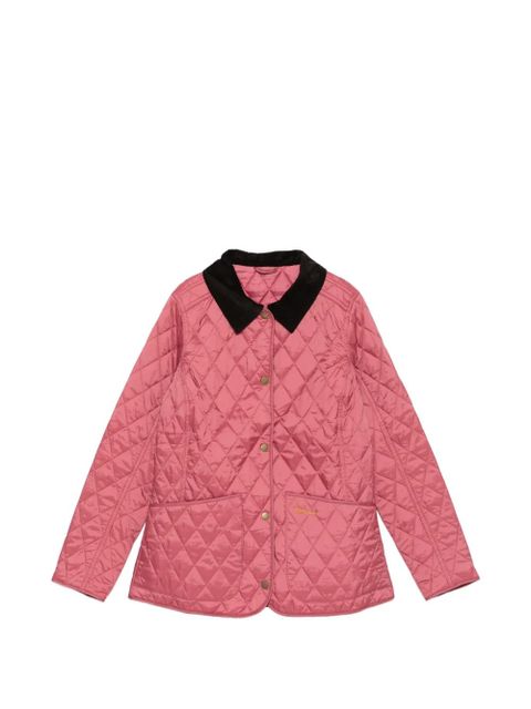 Barbour quilted corduroy-collar jacket - Pink - zdjęcie produktu nr 1