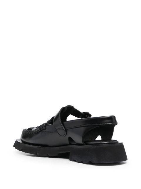 Hereu Cranc Sport slingback loafers - Black