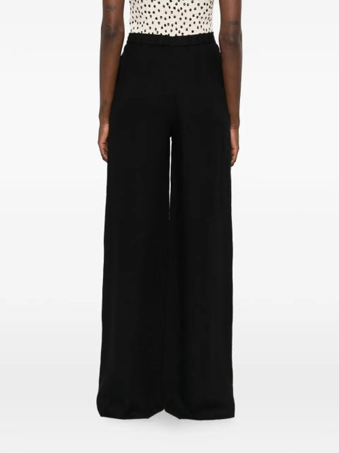 Max Mara drawstring-waist trousers - Black