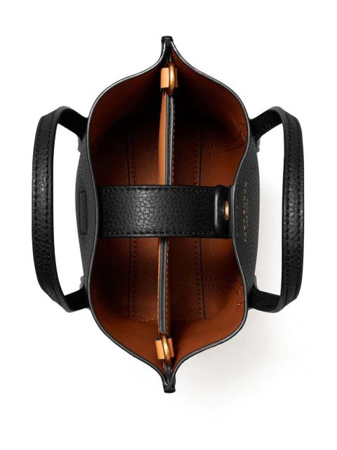 Tory Burch Perry grained-leather tote bag - Black