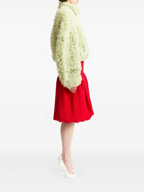 16Arlington zip high-neck jacket - Green