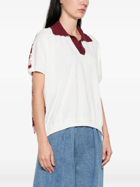 Marni floral-print T-shirt - White