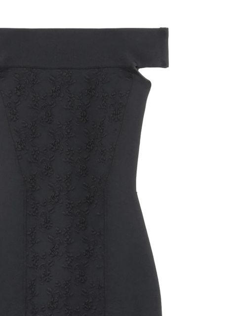 Alexander McQueen off-shoulder dress - Black - zdjęcie produktu nr 2