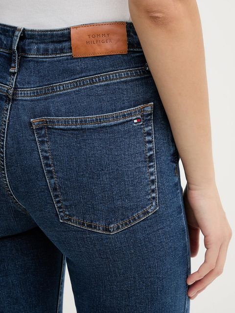 Tommy Hilfiger jeansy damskie kolor granatowy WW0WW47689