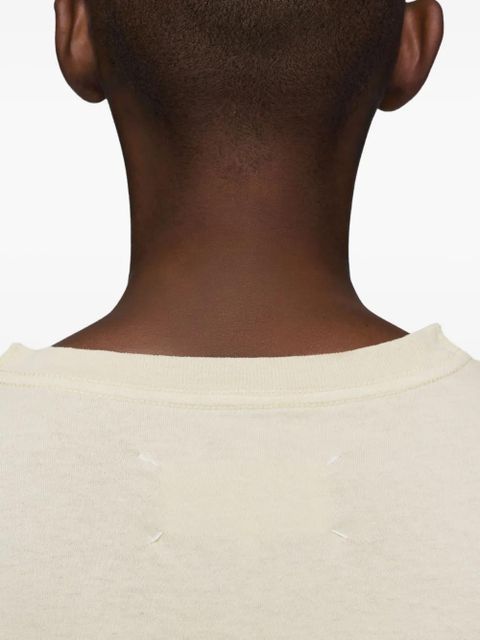 Maison Margiela numbers-print round-neck T-shirt - Neutrals